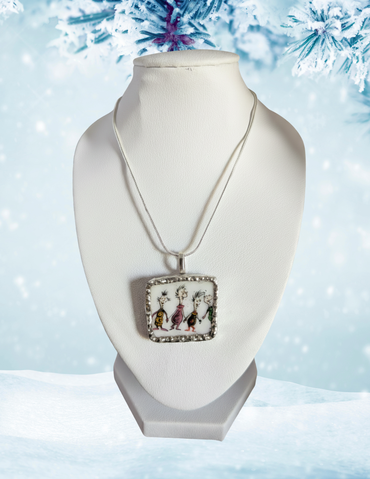 Who's from Whoville Pendant with 18 inch chain